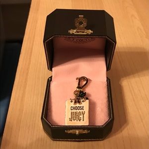 Juicy couture charm with box